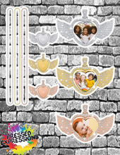 Load image into Gallery viewer, Custom Rhinestone Rotating Photo Necklace