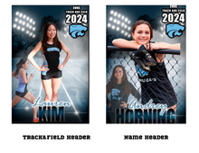 Load image into Gallery viewer, Custom Centreville HS Track & Field Banner (2ftx3ft)
