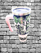 Load image into Gallery viewer, 2024-25 Custom Forest Park Cheer 40oz Stainless Steel Tumbler