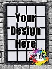 Load image into Gallery viewer, Custom Adult Throw 20 Photo Grid Blanket with Tassel Fuzzy 40"x60"