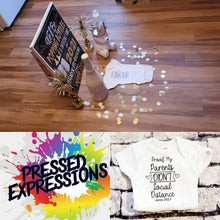 Load image into Gallery viewer, Custom Toddler/Infant Unisex Direct To Garment/Vinyl Crew Neck/Onesie Shirt