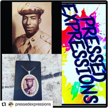 Load image into Gallery viewer, Custom Rhinestone Photo Necklace with Regular Chain