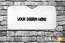 Load image into Gallery viewer, Custom Car Sun Shade 55"x30"