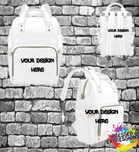 Load image into Gallery viewer, Custom Multi-Function Diaper Backpack/Diaper Bag