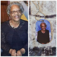 Load image into Gallery viewer, Custom Double-Sided Photo Dog Tag Necklace