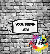 Load image into Gallery viewer, Custom Pocket Filter Face Mask