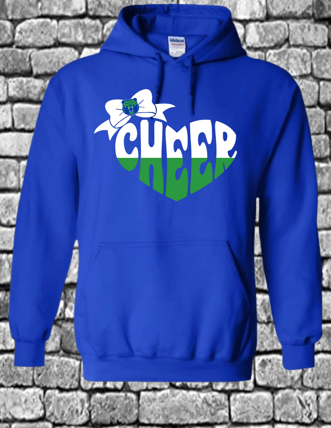 2025-26 Custom Forest Park Cheer Uniform: Hanes Ecosmart 50/50 Pullover Hoodie [P170]