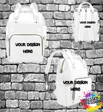 Load image into Gallery viewer, Custom Multi-Function Diaper Backpack/Diaper Bag
